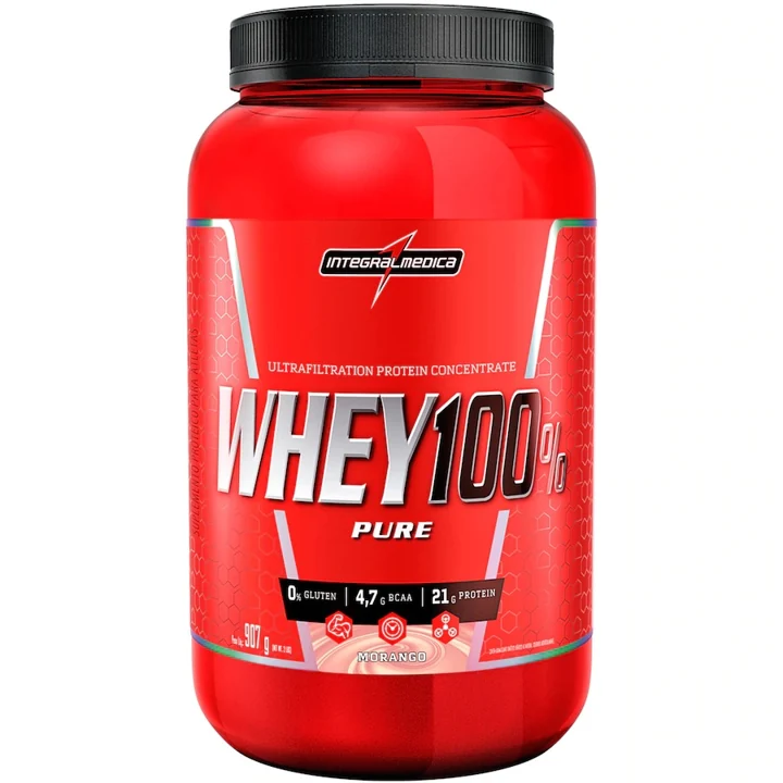 Whey 100% Pure Integralmédica, 907 g